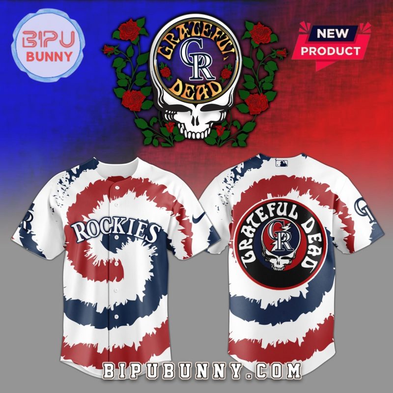 Colorado Rockies MLB x Grateful Dead Baseball Jersey