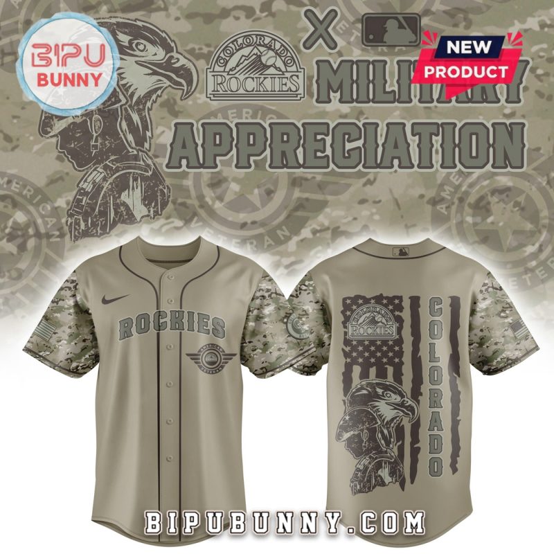Colorado Rockies MLB x Veteran U.S 2025 Baseball Jersey