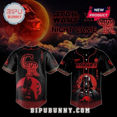 Colorado Rockies x Star Wars Night Game Baseball Jersey
