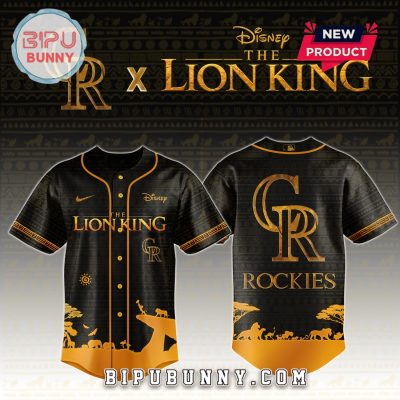 Colorado Rockies x The Lion King Exclusive Baseball Jersey