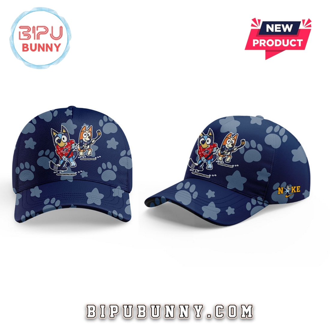 Columbus Blue Jackets Bluey and Bingo Hoodie And Pants Columbus Blue Jackets Bluey and Bingo Hoodie And Pants