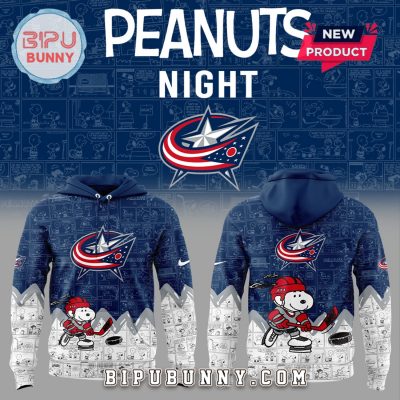 Columbus Blue Jackets Peanuts Night Hoodie And Pants