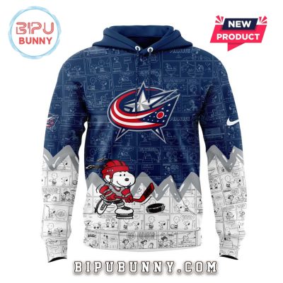 Columbus Blue Jackets Peanuts Night Hoodie And Pants