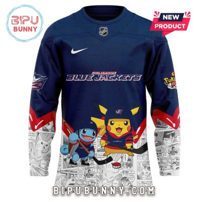 Columbus Blue Jackets x Pokémon Hockey Jersey