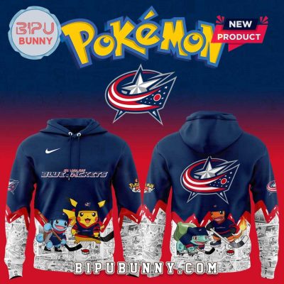 Columbus Blue Jackets x Pokémon Hoodie And Pants