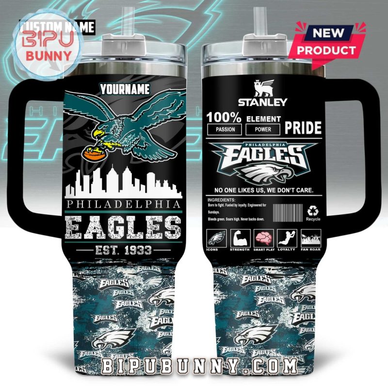 Custom Philadelphia Eagles Stanley Tumbler 40oz