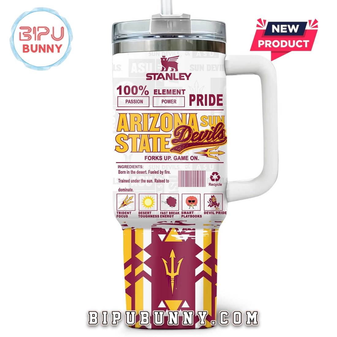 Custom Sun Devil Athletics Stanley Tumbler 40oz Custom Sun Devil Athletics Stanley Tumbler 40oz