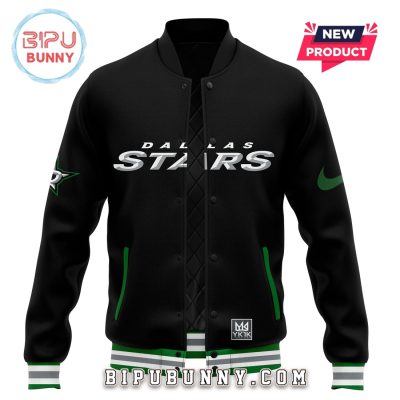 Dallas Stars Black History Night Baseball Jacket