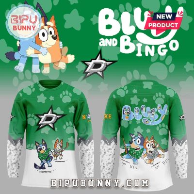Dallas Stars Bluey and Bingo Hockey Jersey