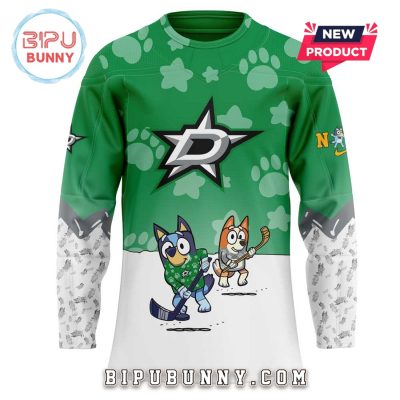 Dallas Stars Bluey and Bingo Hockey Jersey