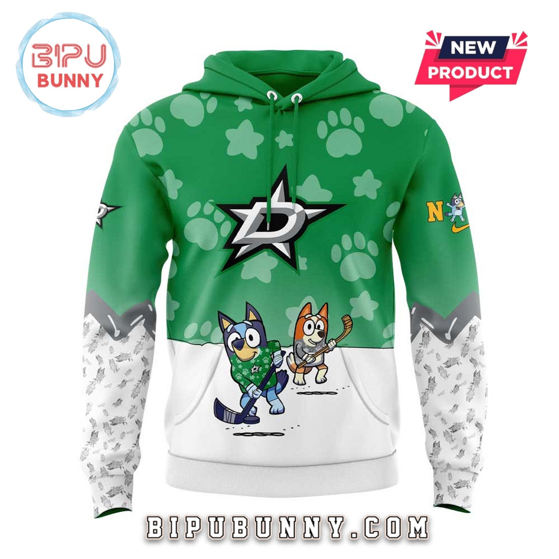 Dallas Stars Bluey and Bingo Hoodie And Pants Dallas Stars Bluey and Bingo Hoodie And Pants