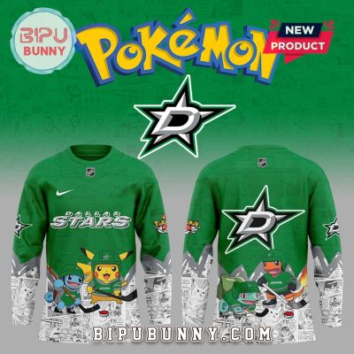 Dallas Stars x Pokémon 2025 Hockey Jersey