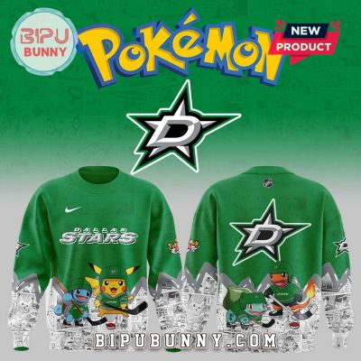 Dallas Stars x Pokémon 2025 Hoodie