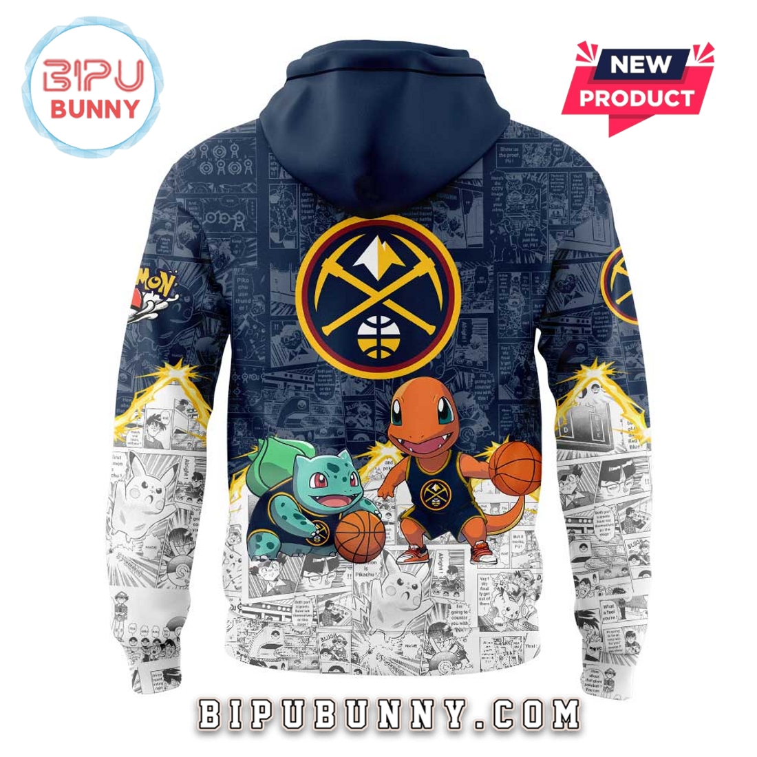 Denver Nuggets x Pokémon 2025 Hoodie Denver Nuggets x Pokémon 2025 Hoodie