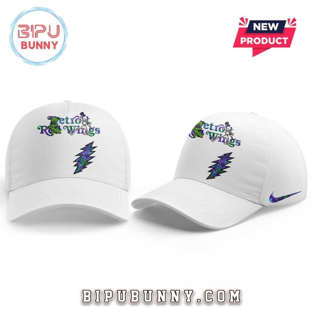 Detroit Red Wings 2025 Grateful Dead Night Hoodie And Pants Detroit Red Wings 2025 Grateful Dead Night Hoodie And Pants