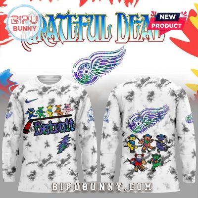 Detroit Red Wings Grateful Dead Night Hockey Jersey