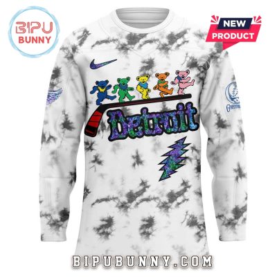 Detroit Red Wings Grateful Dead Night Hockey Jersey