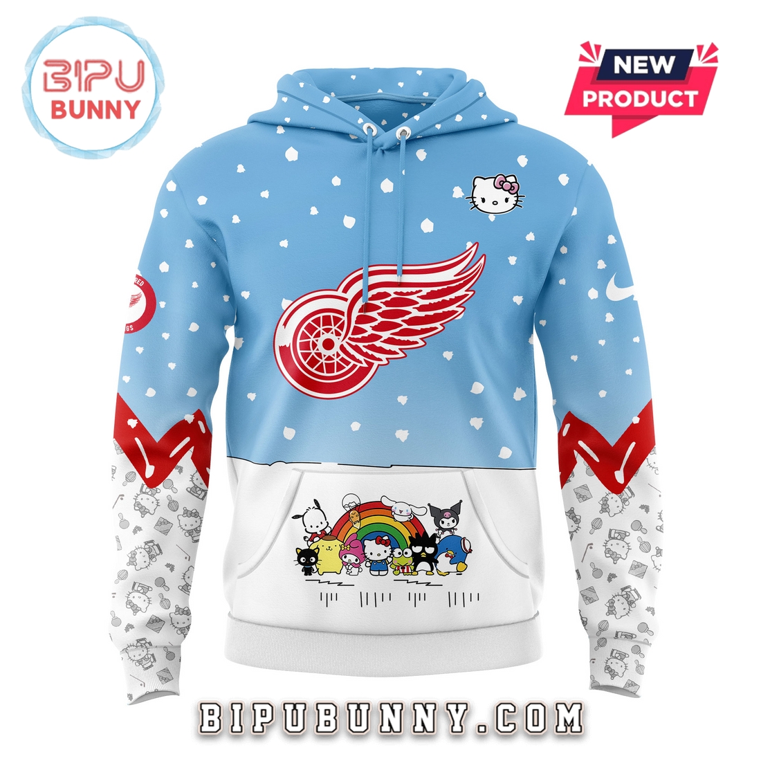 Detroit Red Wings x Hello Kitty Hoodie And Pants Detroit Red Wings x Hello Kitty Hoodie And Pants