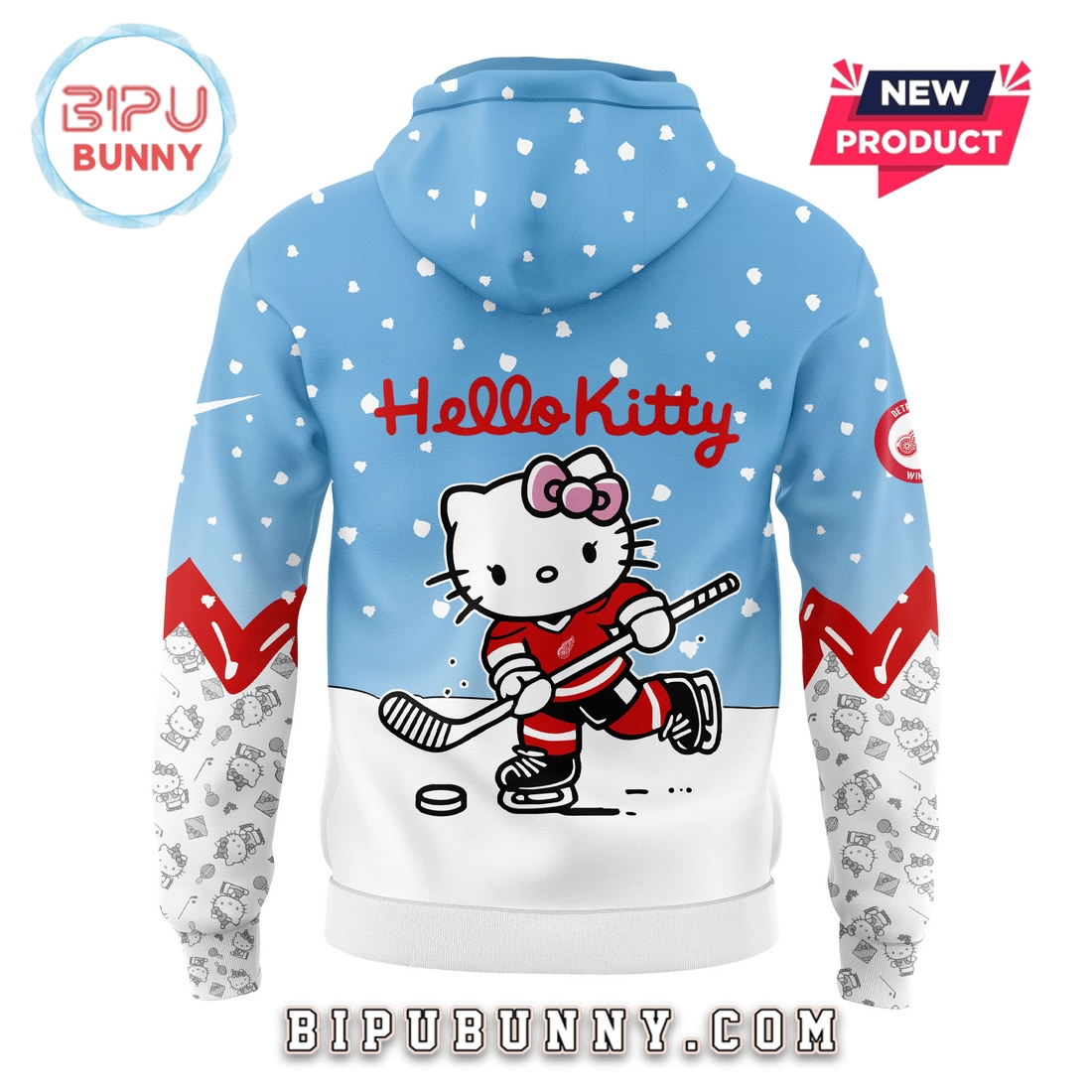 Detroit Red Wings x Hello Kitty Hoodie And Pants Detroit Red Wings x Hello Kitty Hoodie And Pants