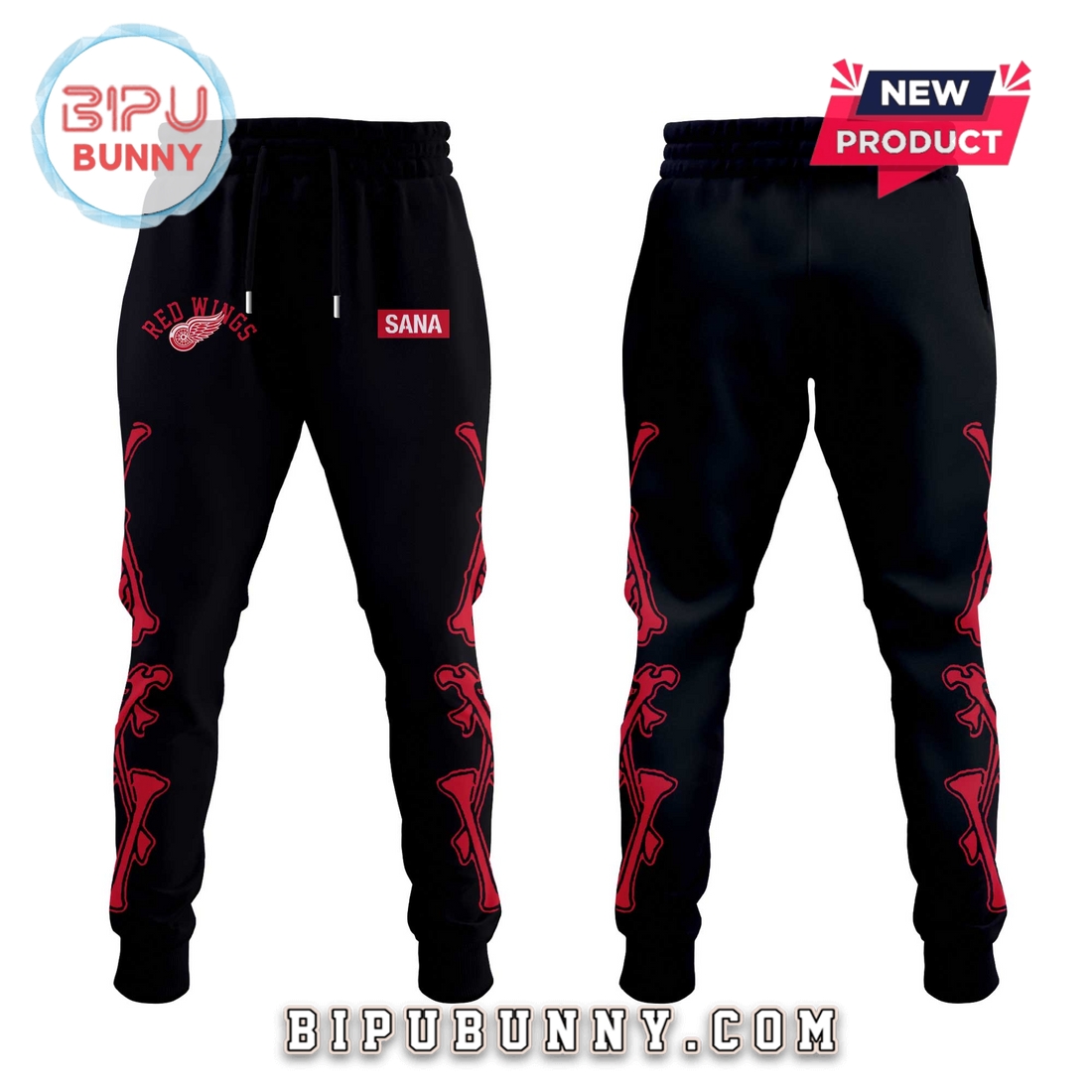 Detroit Red Wings x Sana White Hoodie And Pants Detroit Red Wings x Sana White Hoodie And Pants