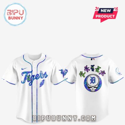 Detroit Tigers 2025 Grateful Dead Night Baseball Jersey