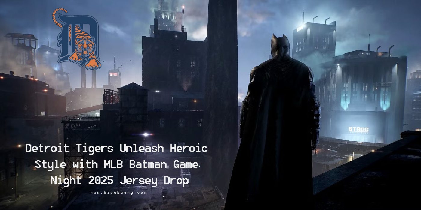 Detroit Tigers Batman Game Night Baseball Jersey 2025 official limited edition