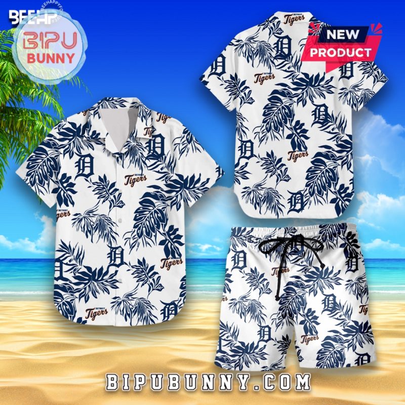 Detroit Tigers Beach Outfit Hawaiian Shirt