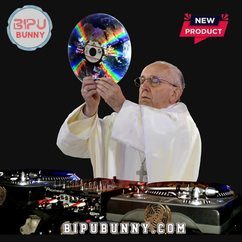 DJ Earth Pope Francis EDM Holy Father T-Shirt