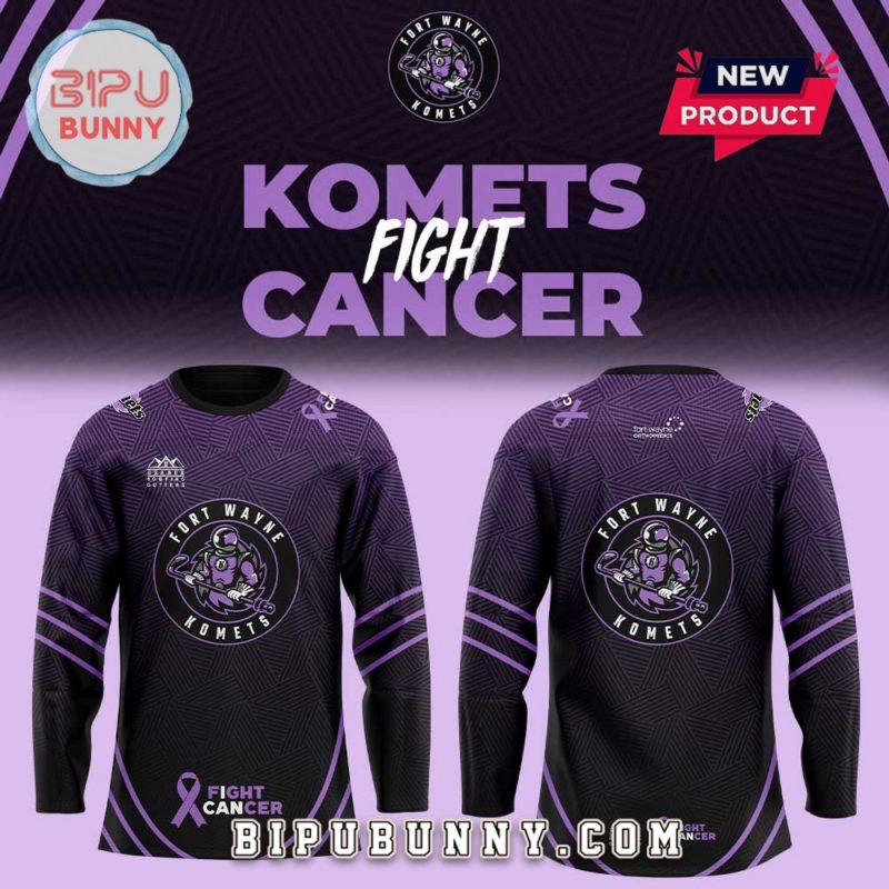 Fort Wayne Komets Fight Cancer Night Hockey Jersey