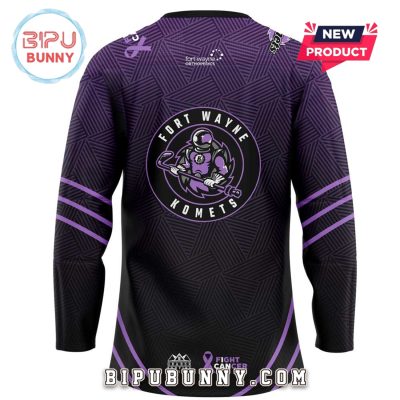 Fort Wayne Komets Fight Cancer Night Hockey Jersey
