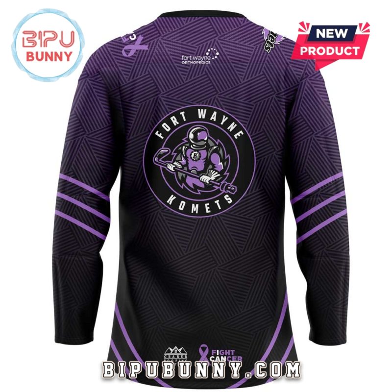 Fort Wayne Komets Fight Cancer Night Hockey Jersey