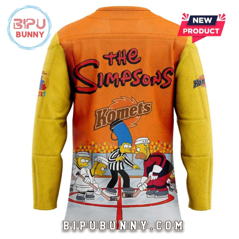 Fort Wayne Komets x 35th The Simpsons Hockey Jersey