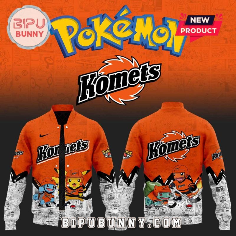 Fort Wayne Komets x Pokémon 2025 Baseball Jacket