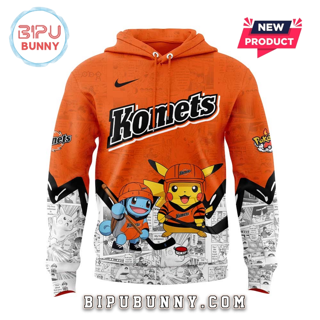 Fort Wayne Komets x Pokémon 2025 Hoodie And Pants Fort Wayne Komets x Pokémon 2025 Hoodie And Pants