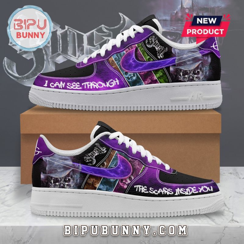 Ghost Band I Can See Through Air Force 1 Sneakers