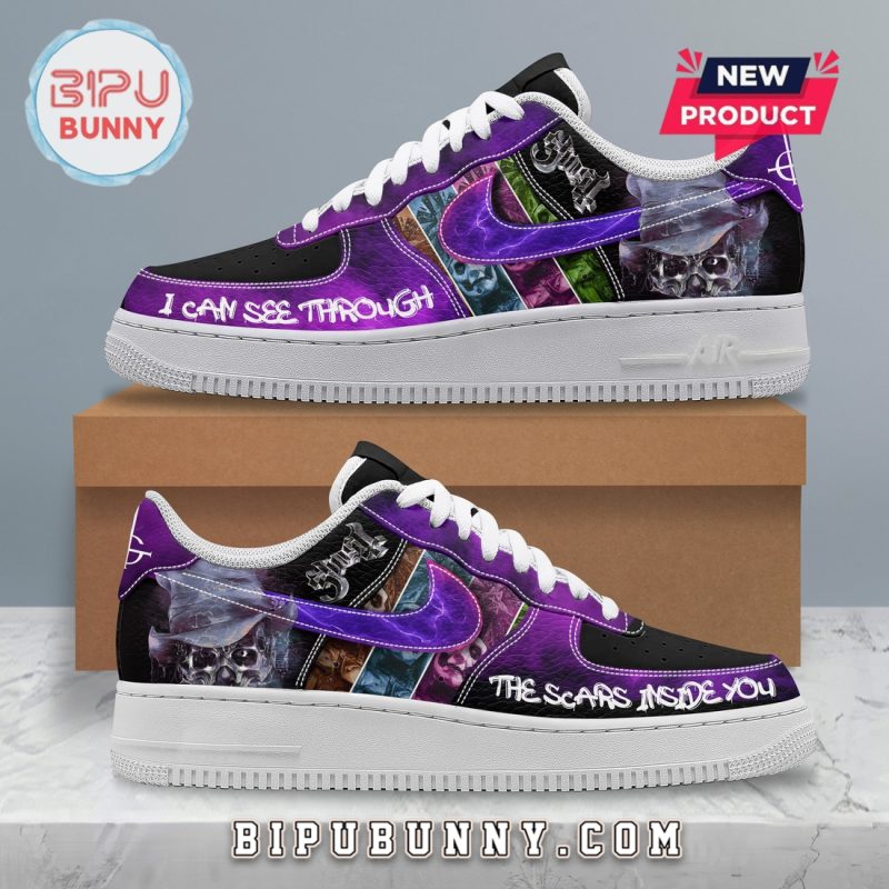 Ghost Band I Can See Through Air Force 1 Sneakers