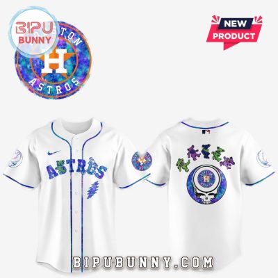 Houston Astros 2025 Grateful Dead Night Baseball Jersey