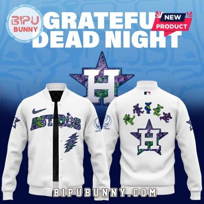 Houston Astros Grateful Dead Night 2025 Baseball Jacket