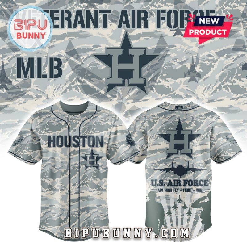 Houston Astros x Veteran Air Force 2025 Baseball Jersey