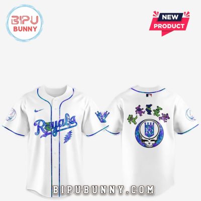 Kansas City Royals 2025 Grateful Dead Night Baseball Jersey