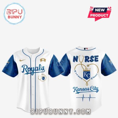 Kansas City Royals MLB Nurses Game Night Baseball Jersey