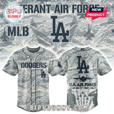 LA Dodgers x Veteran Air Force 2025 Baseball Jersey