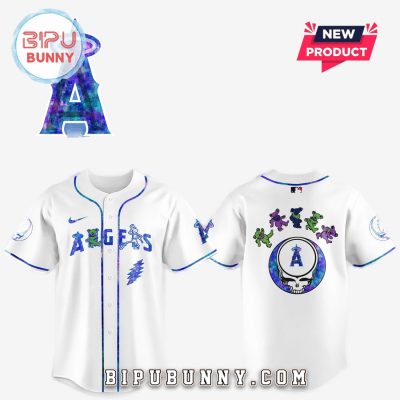 Los Angeles Angels 2025 Grateful Dead Night Baseball Jersey