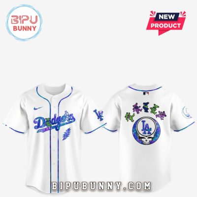 Los Angeles Dodgers 2025 Grateful Dead Night Baseball Jersey