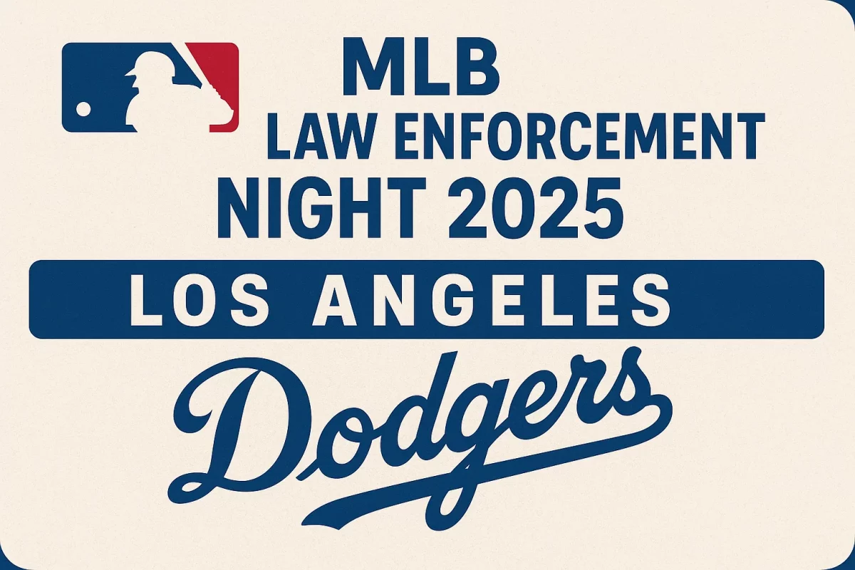 Los Angeles Dodgers MLB Law Enforcement Night 2025 Baseball Jersey