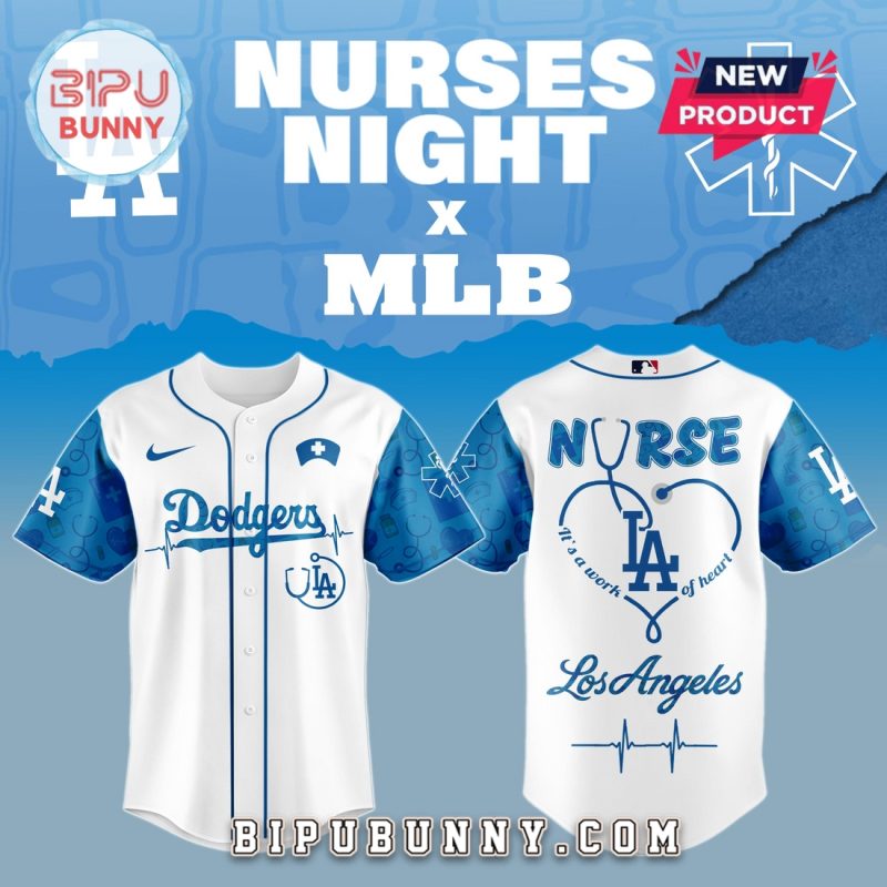 Los Angeles Dodgers MLB Nurses Game Night Baseball Jersey