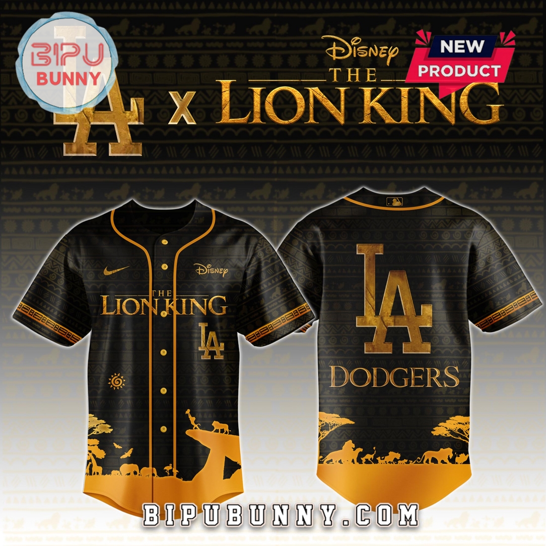 Los Angeles Dodgers x The Lion King Exclusive Baseball Jersey Los Angeles Dodgers x The Lion King Exclusive Baseball Jersey