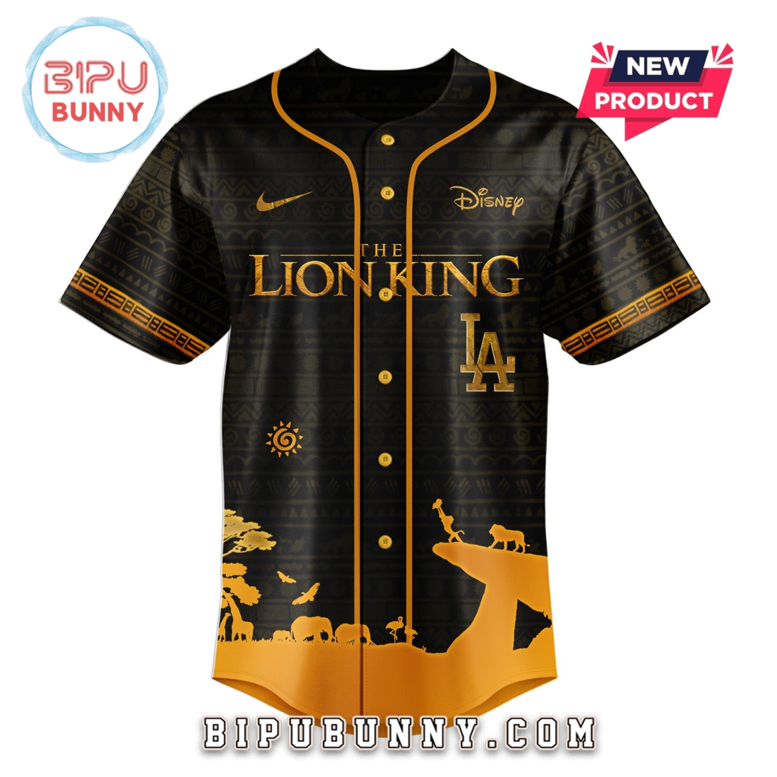 Los Angeles Dodgers x The Lion King Exclusive Baseball Jersey Los Angeles Dodgers x The Lion King Exclusive Baseball Jersey
