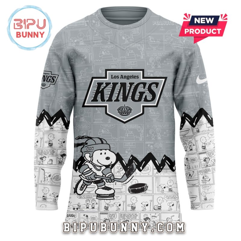 Los Angeles Kings 75th Anniversary of Peanuts Hockey Jersey