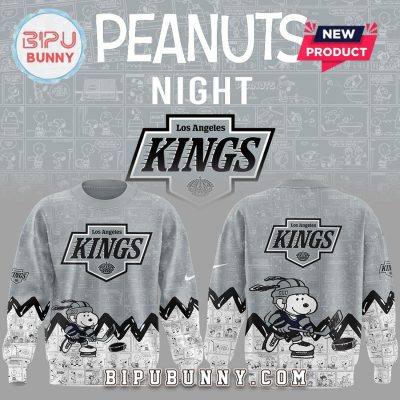 Los Angeles Kings Anniversary of Peanuts 2025 Hoodie